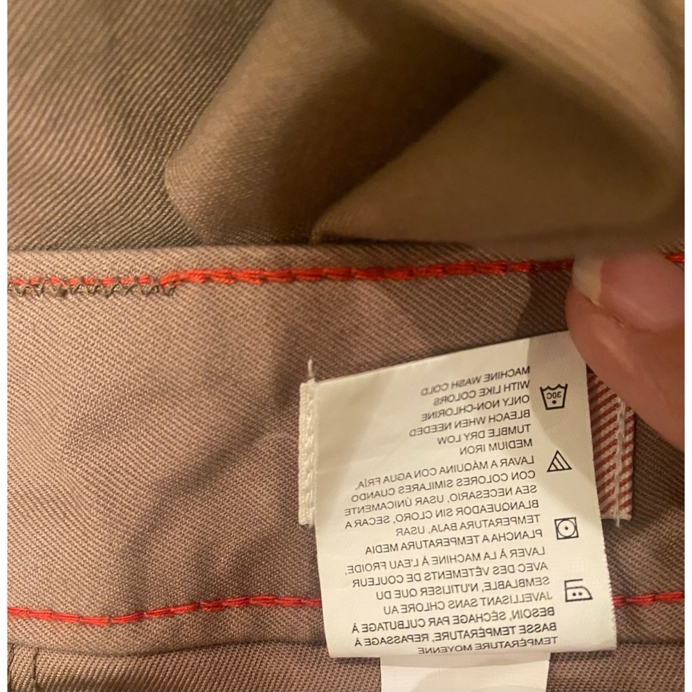 Dickies Womens Relaxed Fit Cargo Pants Brown Cotton Utility Straight Leg 8R - Picture 7 of 7